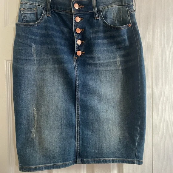 Guess Blue Denim Skirt - Picture 8 of 14